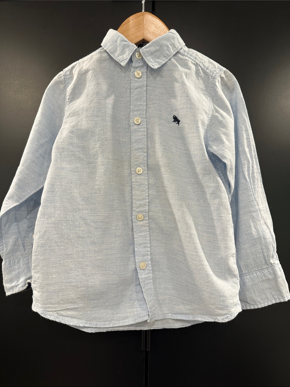 L.O.G.G.‎ Light Blue Cotton Button-Down Shirt